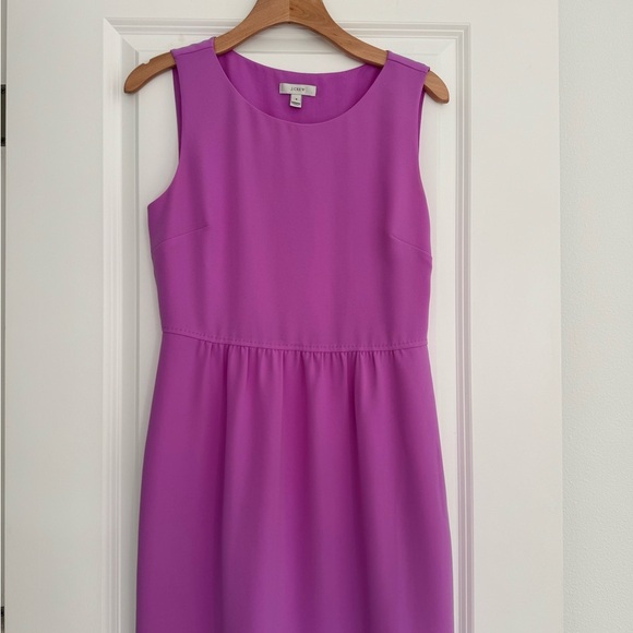 NEW J Crew women’s Camille sleeveless style purple lilac dress size 6 - Picture 4 of 8